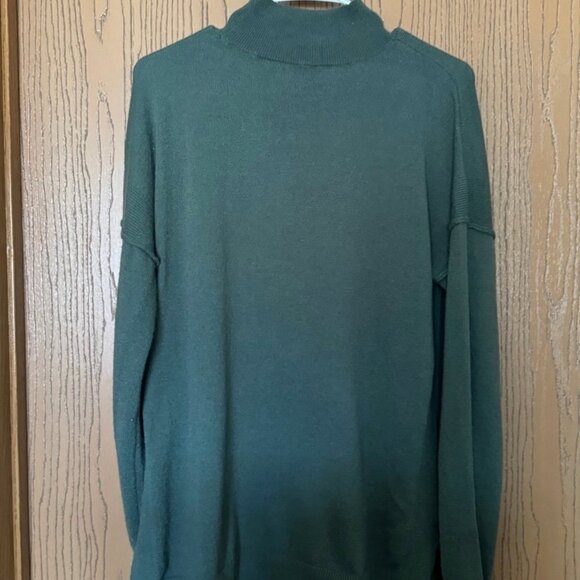 Staccato - Slit Mock Neck Pullover Sweater - Picture 3 of 5